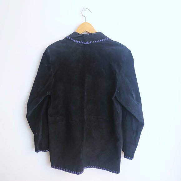 Vintage Western Leather Jacket - Picture 3 of 4